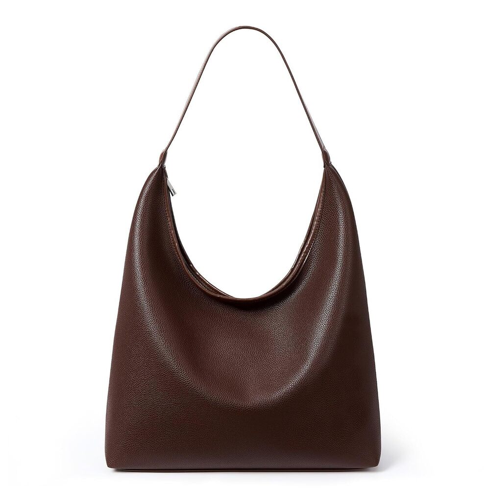 Soft Vegan Leather Hobo Bag for Women Shoulder Tote